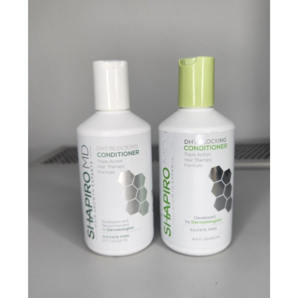 SHAPIRO MD DHT Blocking Conditioner Thin Hair Growth Therapy 8oz New Lot of 2